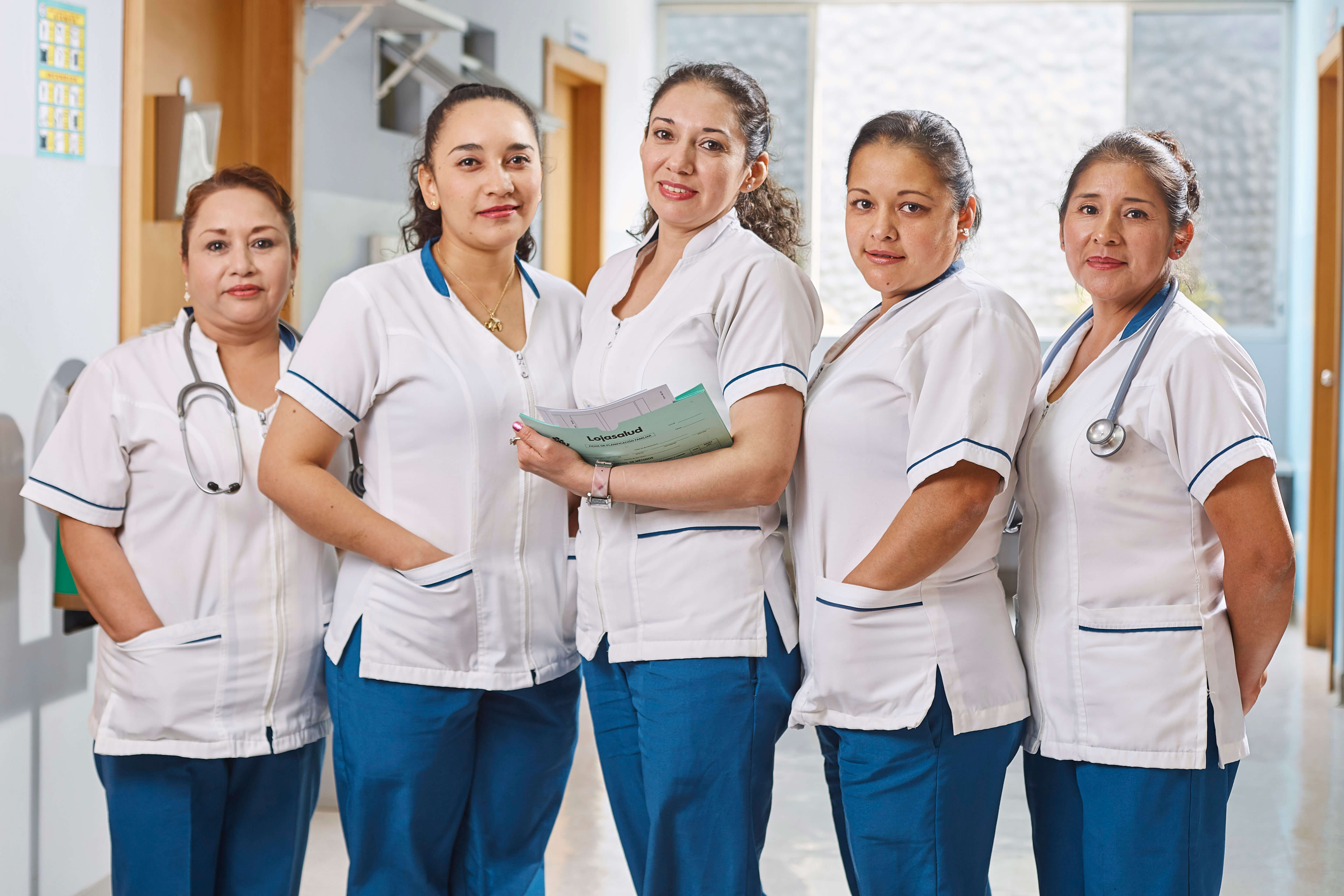 Equipo de enfermeras de Lojasalud